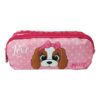 Σχολική Κασετίνα Βαρελάκι Must Team Dog With Pink Bow 2 Θήκες