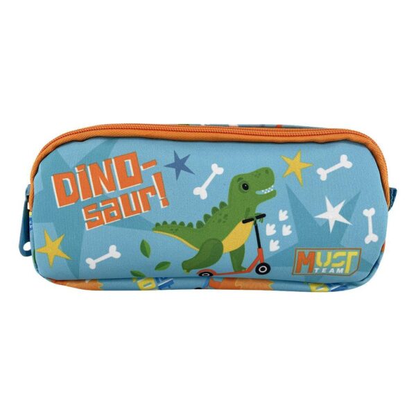Σχολική Κασετίνα Βαρελάκι Must Team Dinosaur In Scooter 2 Θήκες Σχολική Κασετίνα Βαρελάκι Must Team Dinosaur In Scooter 2 Θήκες