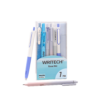 Writech Σετ Γραφής 7 Τεμαχίων (Στυλό Gel & Μαρκαδόρος Υπογράμμισης) Μαύρο & Μπλε