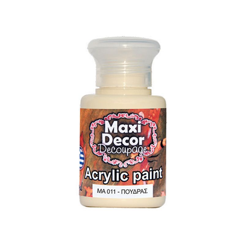 MAXI COLOR Ακρυλικό Χρώμα Ma-011 60Ml Πούδρας