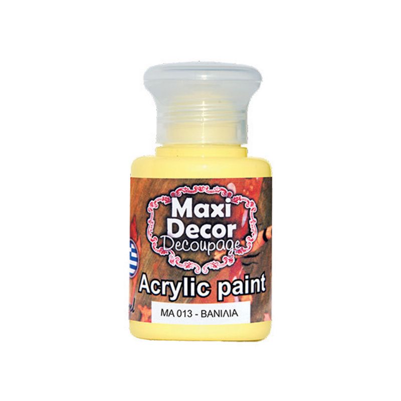 MAXI COLOR Ακρυλικό Χρώμα Ma-013 60Ml Βανίλια