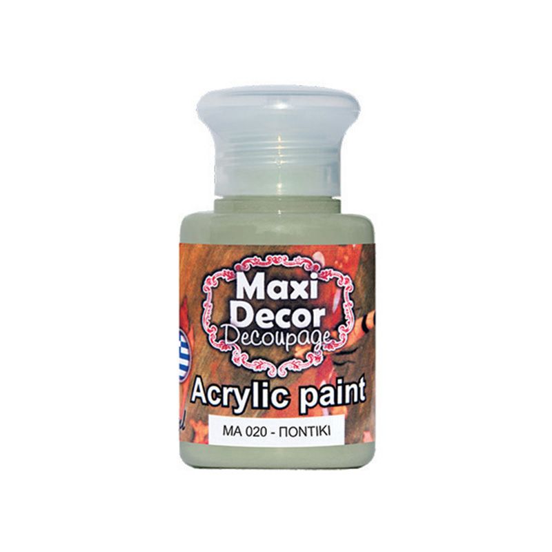 MAXI COLOR Ακρυλικό Χρώμα Ma-020 60Ml Ποντικί