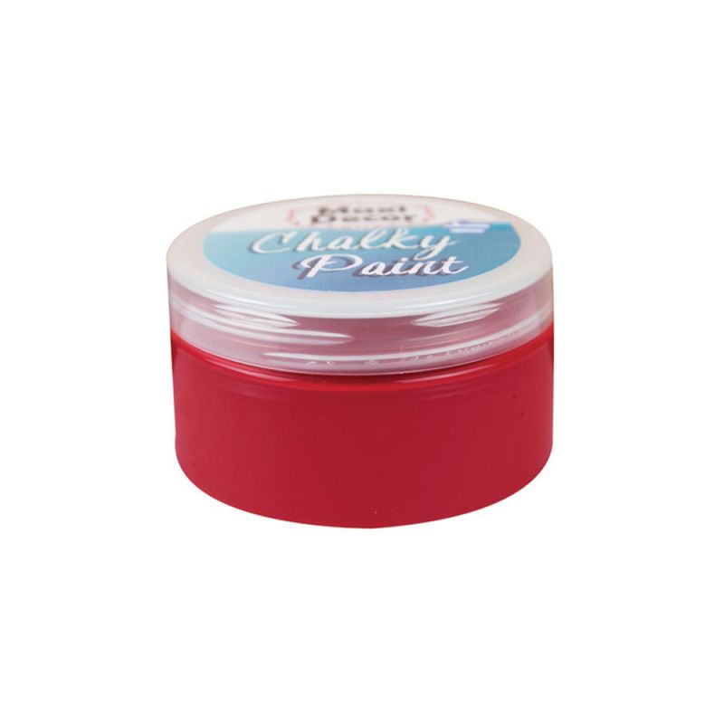MAXI COLOR Χρώμα Κιμωλίας Chalky N.525 100Ml Μπορντώ