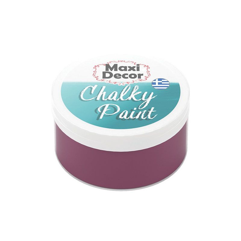 MAXI COLOR Χρώμα Κιμωλίας Chalky N.602 100Ml Μούρο
