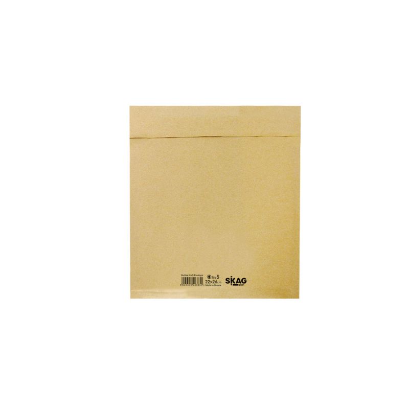 SKAG Φάκελοι Με Κυψέλες   22X26cm N.5 Κράφτ