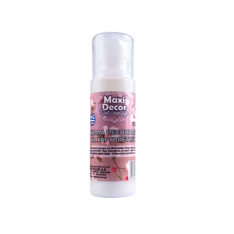 MAXI COLOR Κόλλα  Decoupage Χαρτοπετσέτα   130 Ml