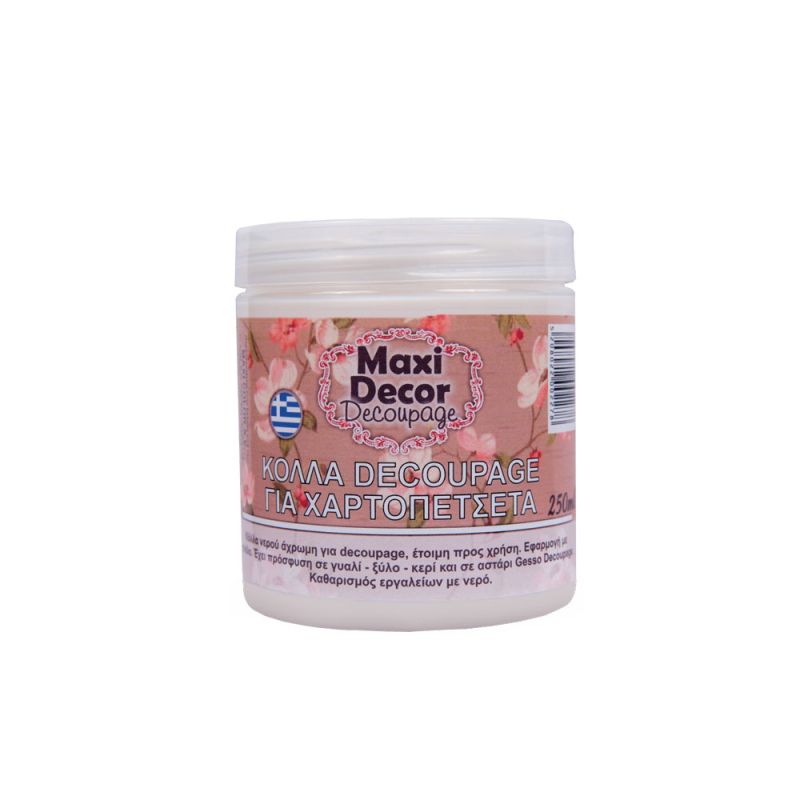 MAXI COLOR Κόλλα  Decoupage Χαρτοπετσέτα   250 Ml