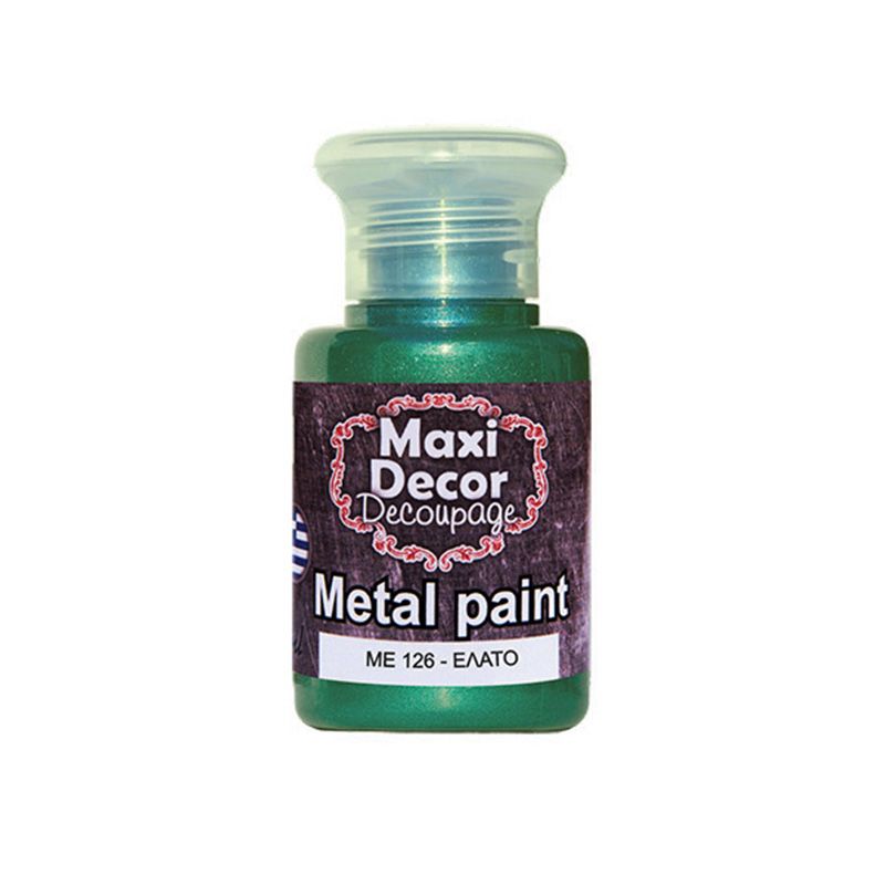 MAXI COLOR Μεταλλικό Χρώμα Me-126 60Ml Έλατο