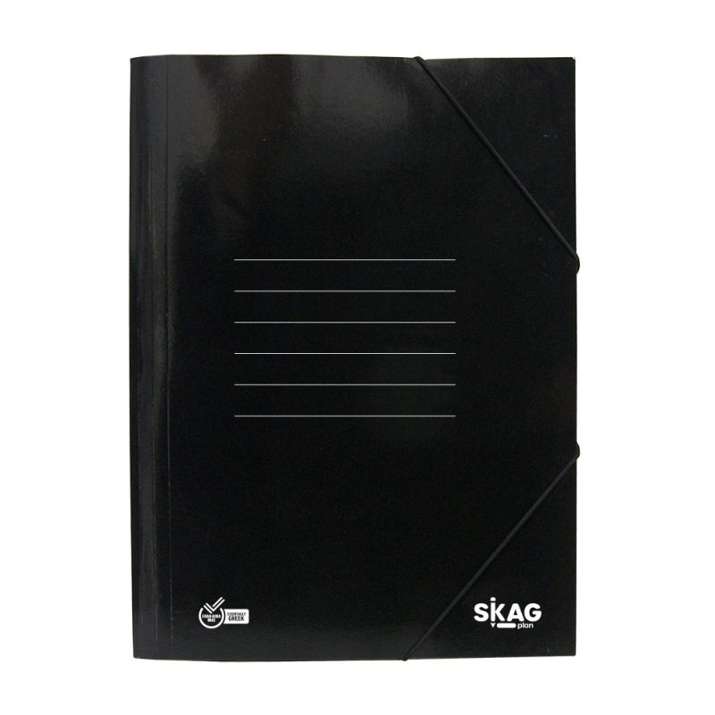 SKAG Ντοσιέ(Basic) Λάστιχο 25X35  Μαύρο