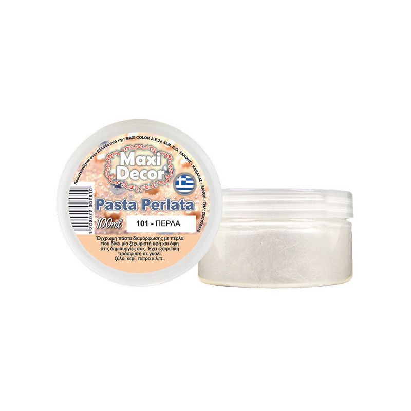 MAXI COLOR Πάστα  Περλέ  101 -Πέρλα 100 Ml