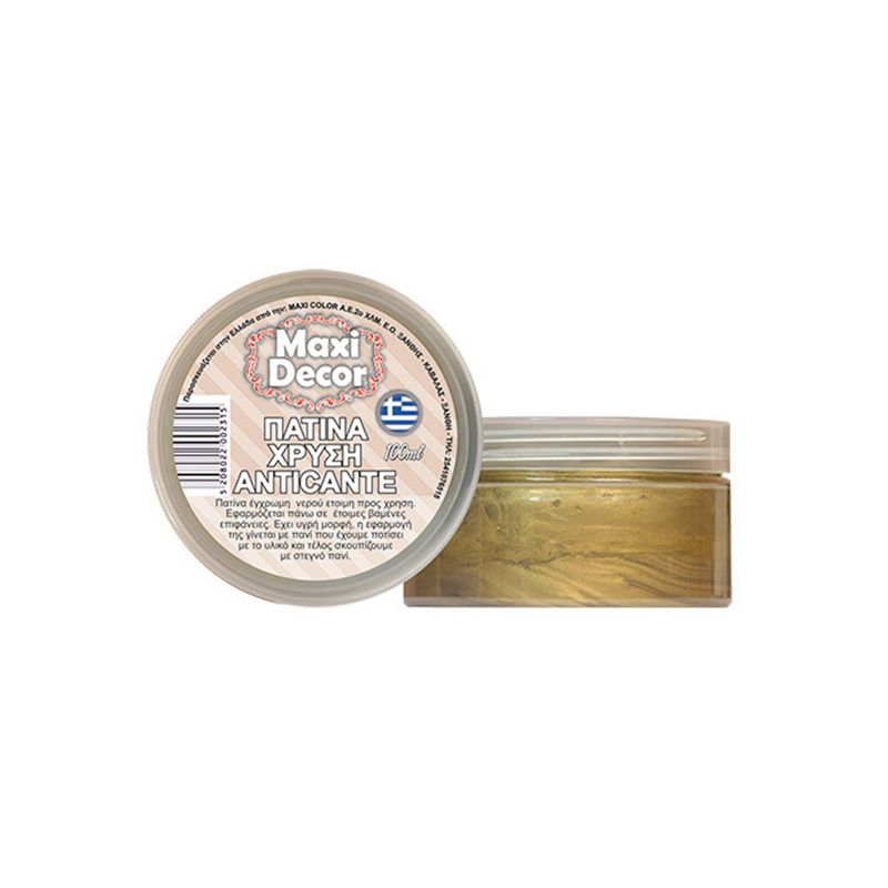 MAXI COLOR Πατίνα  Χρυσό Anticante 100 Ml