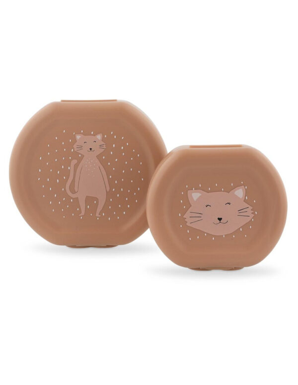 Trixie Δοχείο Φαγητού με Κλιπ Snack Box Σετ 2τμχ Mrs. Cat   Image 2