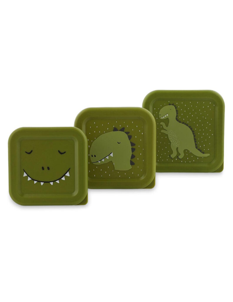 Trixie Δοχείο Φαγητού Nesting Snack Box Σετ 3τμχ Mr. Dino