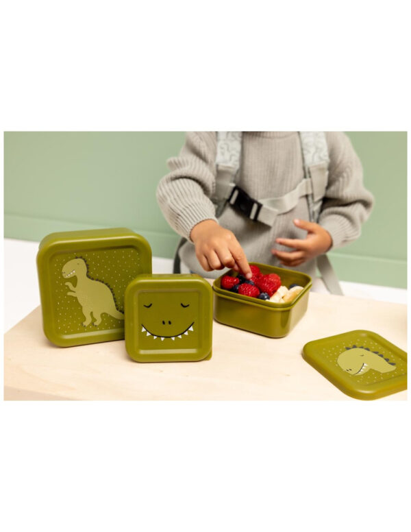 Trixie Δοχείο Φαγητού Nesting Snack Box Σετ 3τμχ Mr. Dino - Image 3 Trixie Δοχείο Φαγητού Nesting Snack Box Σετ 3τμχ Mr. Dino Image 3