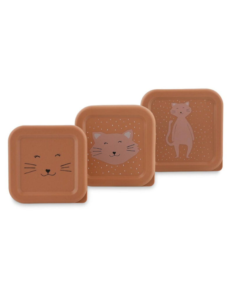 Trixie Δοχείο Φαγητού Nesting Snack Box Σετ 3τμχ Mrs. Cat
