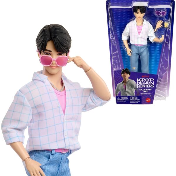 K Pop Demon Hunters: Jinu Saja Boys Doll   12